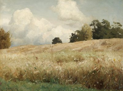 Zandweg, landschapsstudie door Gustaf Rydberg